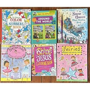 Childrens‎ activity book bundle of 6 never used
